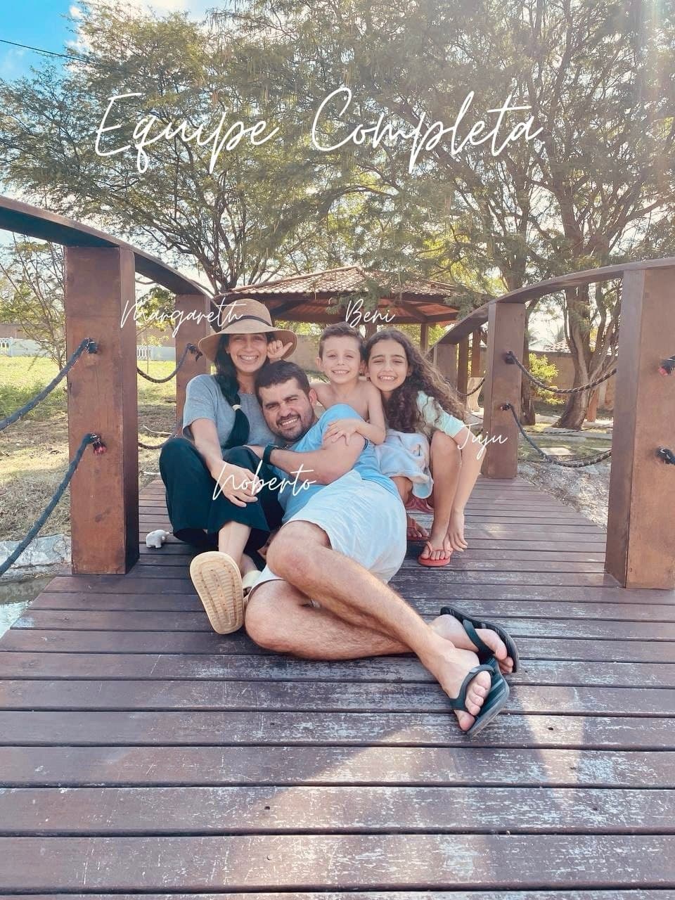 Foto de Margareth Gonzaga e sua familía